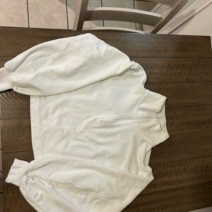 lululemon athletica White Sweatshirt
